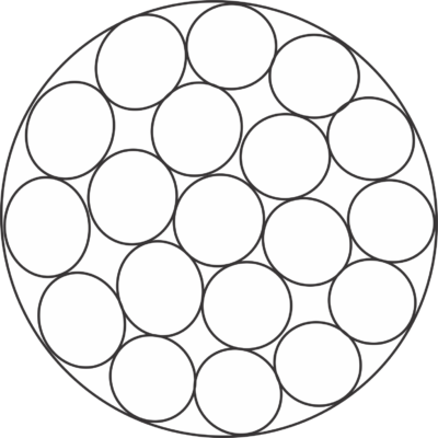 Alternative view of Cabo de aço estai 1 x 19 diâmetro 7mm em inox 316