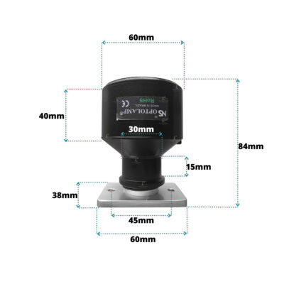Alternative view of Luz de Cruzeta Optolamp 500 Plus - 10V a 30V - Luz Branca 4000K